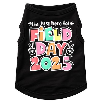 I'm Just Here For Field Day 2025 For  Field Day Orange Doggie Tank