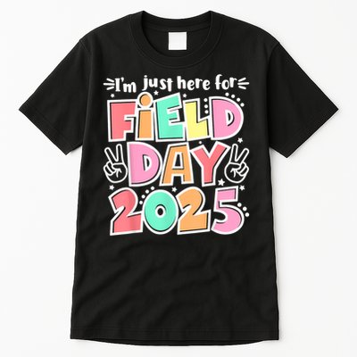 I'm Just Here For Field Day 2025 For  Field Day Orange Tall T-Shirt