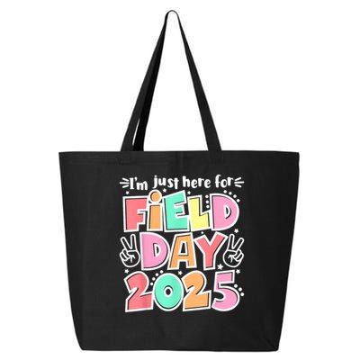 I'm Just Here For Field Day 2025 For  Field Day Orange 25L Jumbo Tote