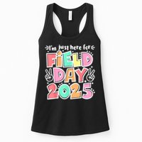 I'm Just Here For Field Day 2025 For  Field Day Orange Womens Tank Top