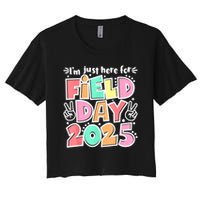 I'm Just Here For Field Day 2025 For  Field Day Orange Crop Top