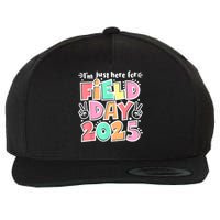 I'm Just Here For Field Day 2025 For  Field Day Orange Wool Snapback Cap