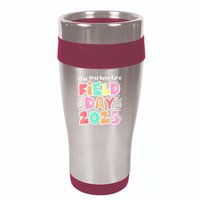 I'm Just Here For Field Day 2025 For  Field Day Orange 16oz Travel Tumbler