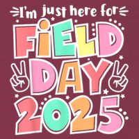 I'm Just Here For Field Day 2025 For  Field Day Orange 16oz Travel Tumbler