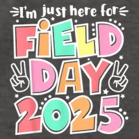 I'm Just Here For Field Day 2025 For  Field Day Orange Vector Backpack
