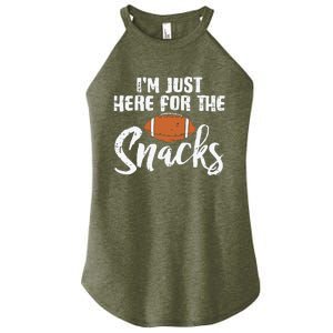 I'm Just Here For The Snacks Funny Fantasy Football League Women's Perfect Tri Rocker Tank