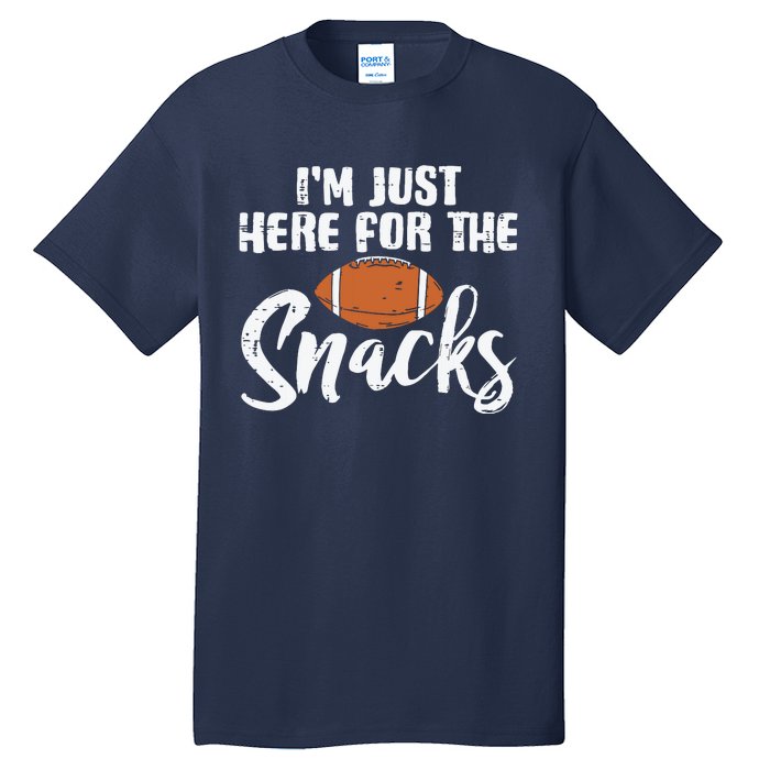 I'm Just Here For The Snacks Funny Fantasy Football League Tall T-Shirt