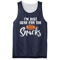 I'm Just Here For The Snacks Funny Fantasy Football League Mesh Reversible Basketball Jersey Tank