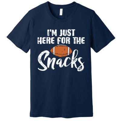 I'm Just Here For The Snacks Funny Fantasy Football League Premium T-Shirt