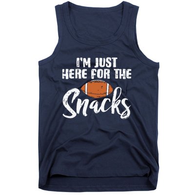 I'm Just Here For The Snacks Funny Fantasy Football League Tank Top