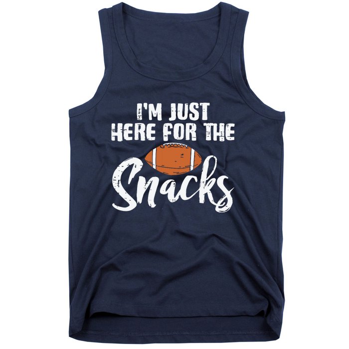 I'm Just Here For The Snacks Funny Fantasy Football League Tank Top