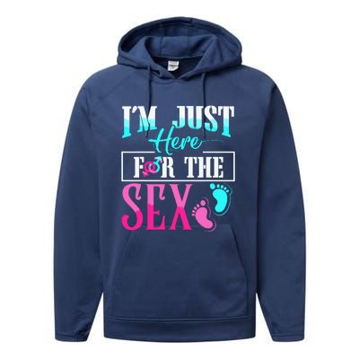 Im Just Here For The Sex Performance Fleece Hoodie