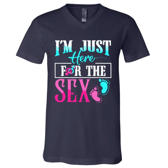 Im Just Here For The Sex V-Neck T-Shirt