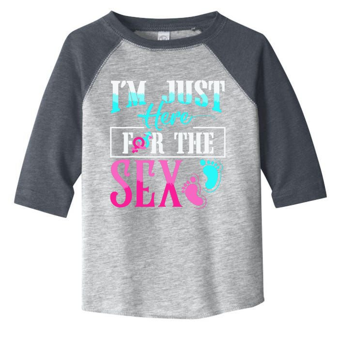 Im Just Here For The Sex Toddler Fine Jersey T-Shirt