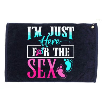 Im Just Here For The Sex Grommeted Golf Towel