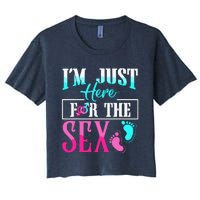 Im Just Here For The Sex Women's Crop Top Tee