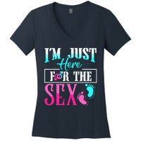 Im Just Here For The Sex Women's V-Neck T-Shirt