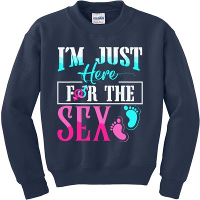 Im Just Here For The Sex Kids Sweatshirt