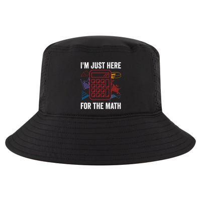 IM Just Here For The Math Funny Pi Day Nerd Math Geek Gift Cool Comfort Performance Bucket Hat