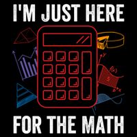 IM Just Here For The Math Funny Pi Day Nerd Math Geek Gift Drawstring Bag