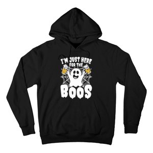 IM Just Here For The Boos Funny Halloween Hoodie