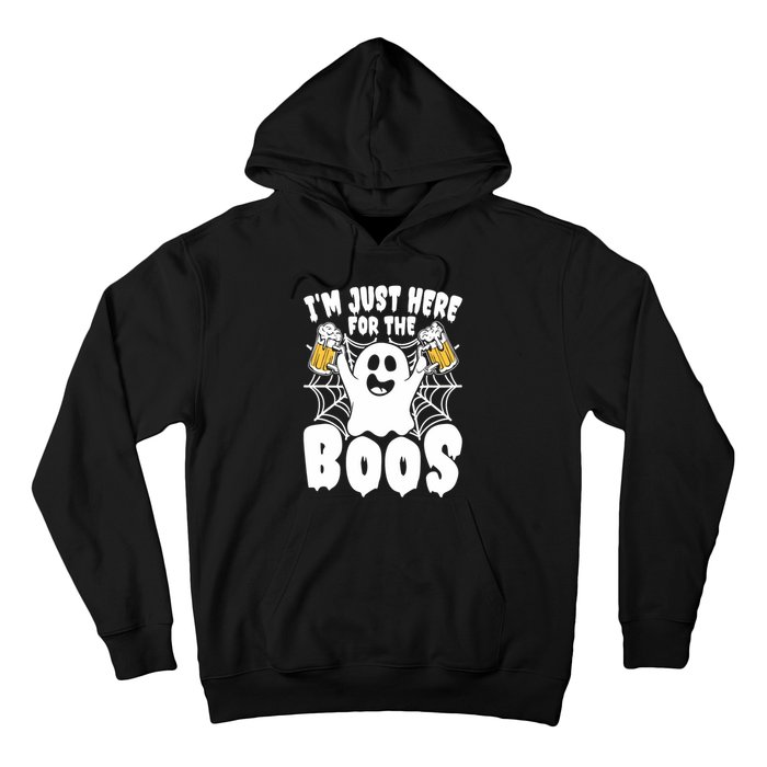 IM Just Here For The Boos Funny Halloween Hoodie