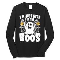 IM Just Here For The Boos Funny Halloween Long Sleeve Shirt