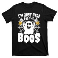 IM Just Here For The Boos Funny Halloween T-Shirt