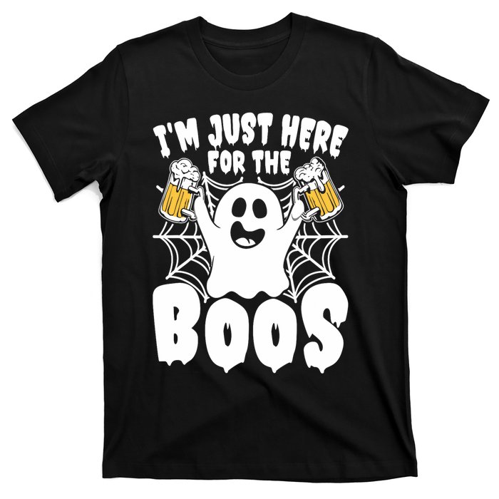 IM Just Here For The Boos Funny Halloween T-Shirt