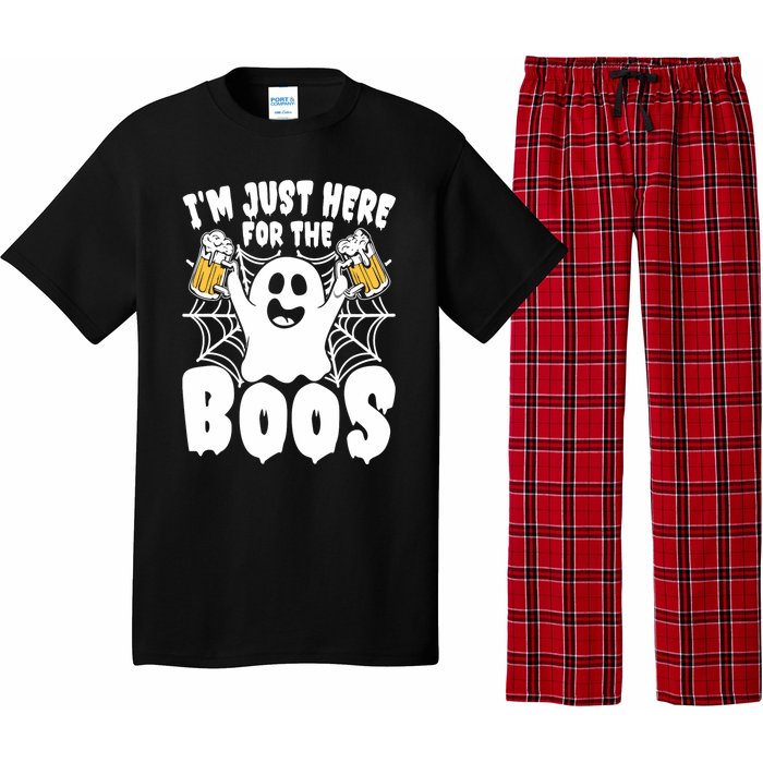 IM Just Here For The Boos Funny Halloween Pajama Set