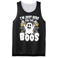 IM Just Here For The Boos Funny Halloween Mesh Reversible Basketball Jersey Tank