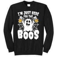 IM Just Here For The Boos Funny Halloween Tall Sweatshirt