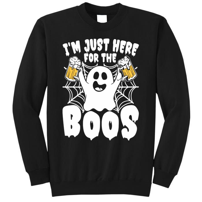 IM Just Here For The Boos Funny Halloween Tall Sweatshirt