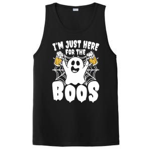 IM Just Here For The Boos Funny Halloween PosiCharge Competitor Tank