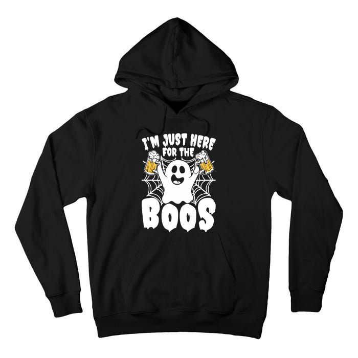 IM Just Here For The Boos Funny Halloween Tall Hoodie