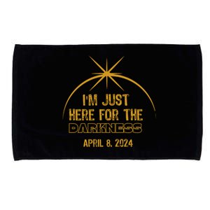 I’M Just Here For The Darkness April 8 2024 Microfiber Hand Towel