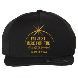 I’M Just Here For The Darkness April 8 2024 Wool Snapback Cap