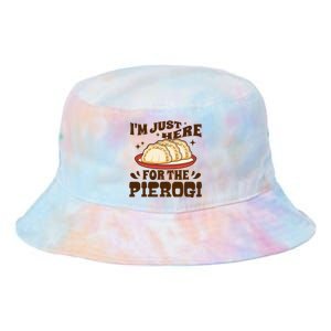 IM Just Here For The Pierogi Polish Food Poland Tie Dye Newport Bucket Hat