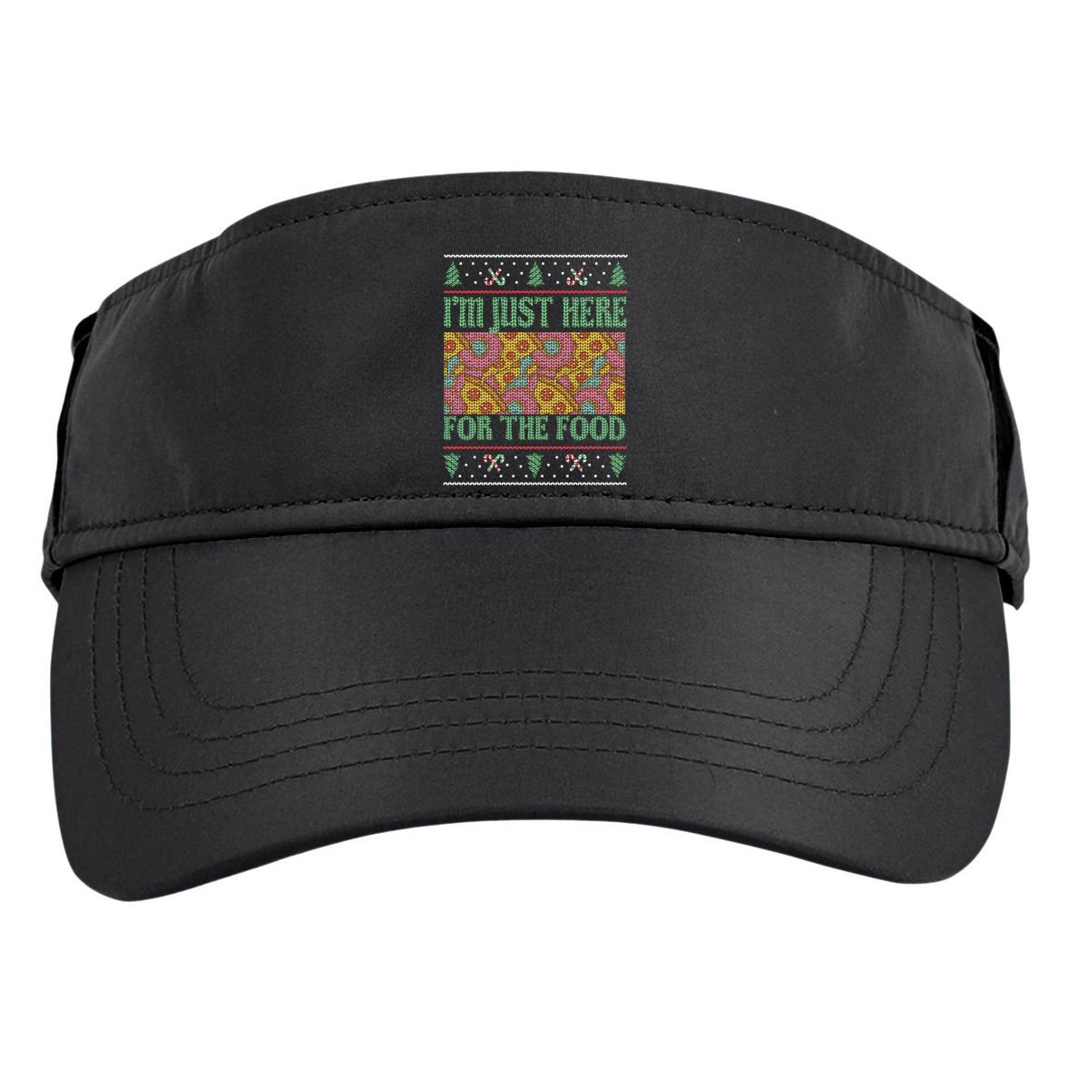 Im Just Here For The Food Gift Adult Drive Performance Visor