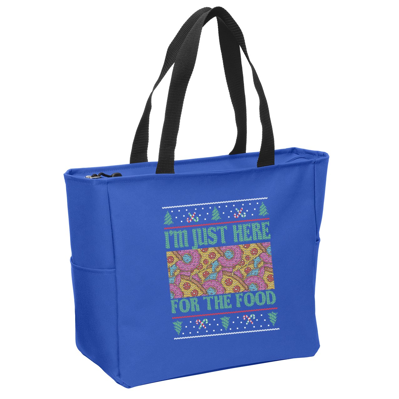 Im Just Here For The Food Gift Zip Tote Bag