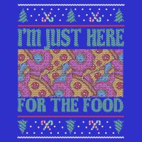 Im Just Here For The Food Gift Zip Tote Bag