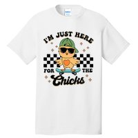 Im Just Here For The Chicks Cute Easter Tall T-Shirt