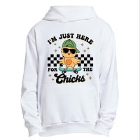 Im Just Here For The Chicks Cute Easter Urban Pullover Hoodie