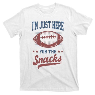 IM Just Here For The Snacks Funny Fantasy Football League T-Shirt