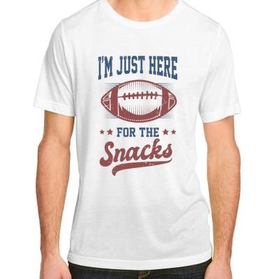 IM Just Here For The Snacks Funny Fantasy Football League Adult ChromaSoft Performance T-Shirt