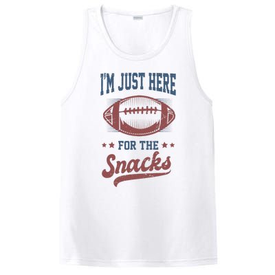 IM Just Here For The Snacks Funny Fantasy Football League PosiCharge Competitor Tank