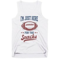 IM Just Here For The Snacks Funny Fantasy Football League Tank Top