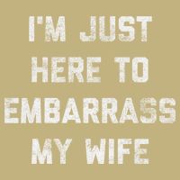 Im Just Here To Embarrass My Wife Funny Husband Dad Workout Polo