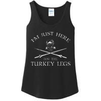 IM Just Here For The Turkey Legs Medieval Renaissance Ladies Essential Tank