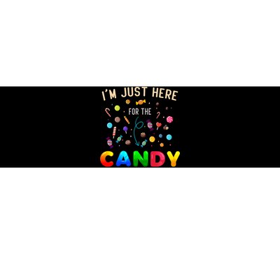 IM Just Here For The Candy Funny Halloween Candy Party Bumper Sticker